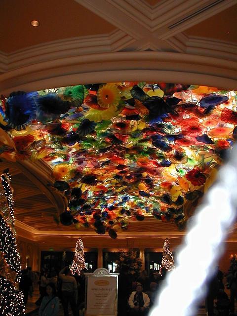 Bellagio Lobby Chihuly Cieling PC290002